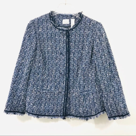 Emma James Jackets & Blazers - Emma James Liz Claiborne Boucle Jacket Petite 16